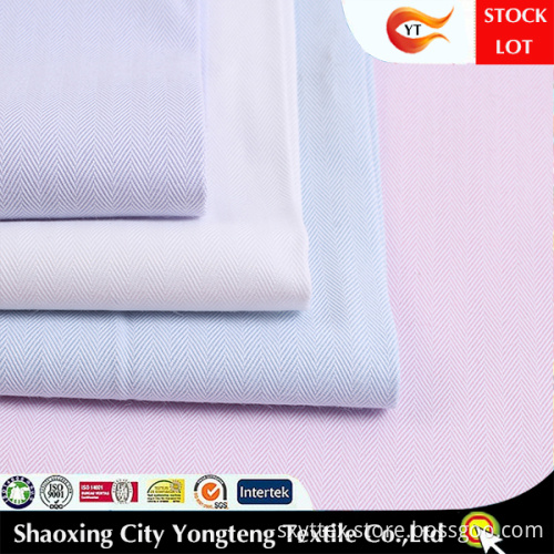 Cotton Dobby Stripe Fabric For Office Shirt